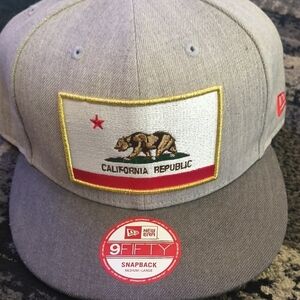 New Era Gray California Republic Snapback